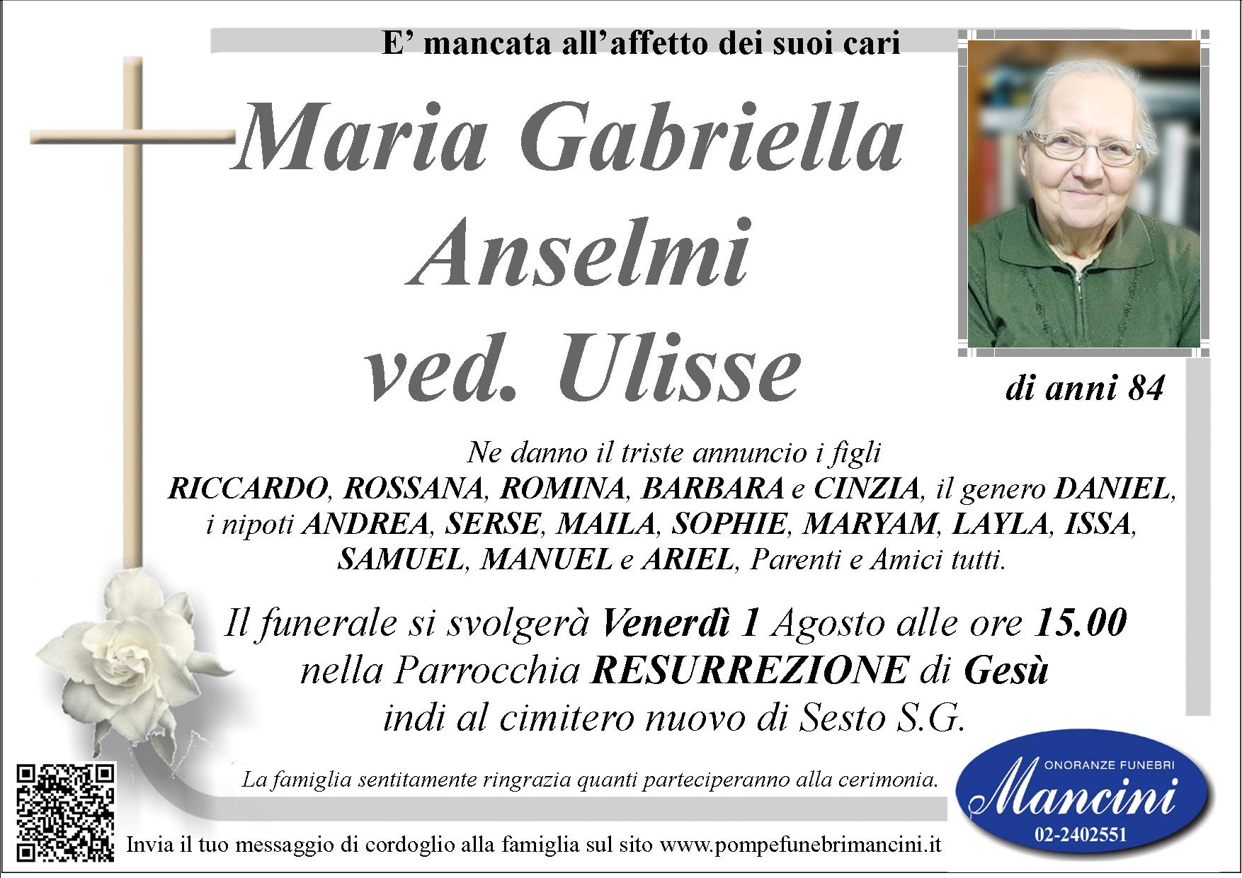 Maria Gabriella Anselmi