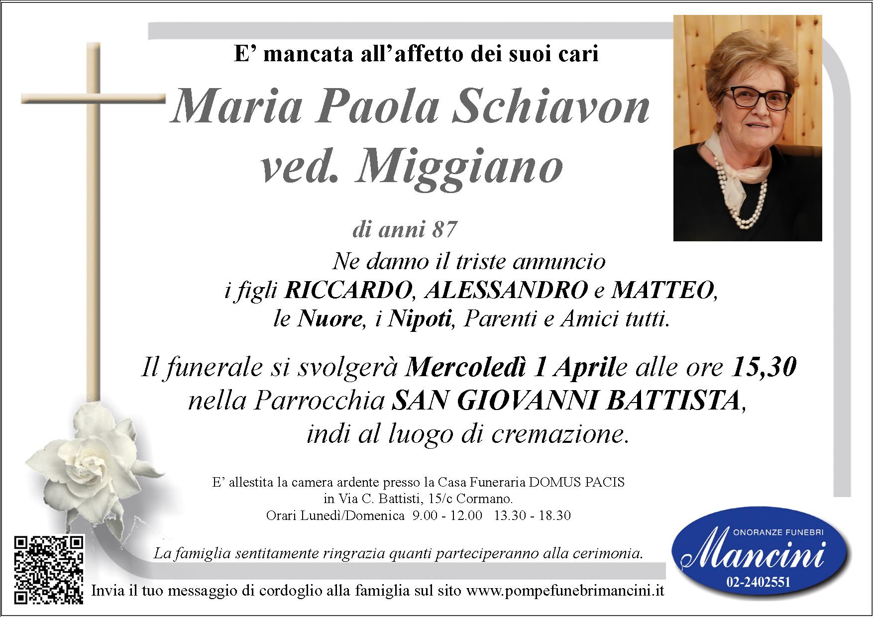 Maria Paola  Schiavon