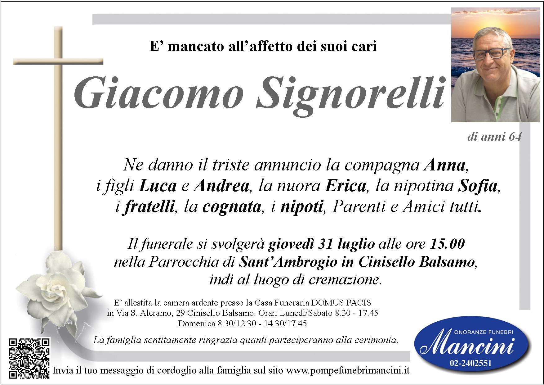 Giacomo Giuseppe Signorelli